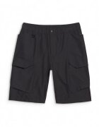 4F Pantaloni scurti barbati negri - sintetic - elastic - fara captuseala