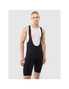 4F Pantaloni scurti ciclism gel - negru - material sintetic - cu bretele