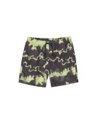 4F Pantaloni scurti de plaja pentru baieti negru/verde