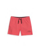 4F Pantaloni scurti de surf poliester - pentru baieti - rosu