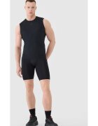 4F Pantaloni scurti de trening slim - uscare rapida - negru - material reciclat