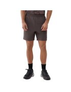 4F Pantaloni scurti de trening uscare rapida - maro - material sintetic