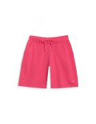 4F Pantaloni scurti pentru fete roz - oversize - din bumbac si poliester - fara captuseala