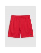 4F Pantaloni scurti sport baieti - uscare rapida - rosii - material sintetic