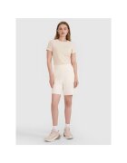 4F Pantaloni scurti sport bej - bumbac si poliester - croiala confortabila - pentru femei