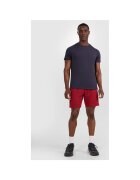 4F Pantaloni Scurti Sport - Sort Antrenament Barbati - Poliester - Rosu - Rosu