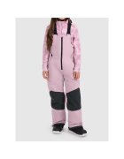 4F Pantaloni snowboard NeoDry 10000 - roz - impermeabili - cu bretele reglabile - pentru fete - poliester