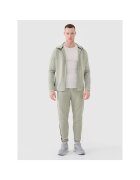 4F Pantaloni sport barbati antrenament - verde - material respirabil