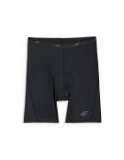 4F Pantaloni sport barbati - ciclism - negru - gel foam