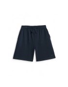 4F Pantaloni sport copii - bleumarin - croiala supradimensionata - 80% bumbac - pantaloni scurti