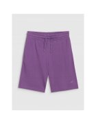 4F Pantaloni sport copii - pentru baieti - violet - bumbac