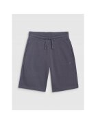 4F Pantaloni sport copii - supradimensionati - gri - bumbac/poliester