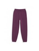 4F Pantaloni sport dama joggers - violet - material modal