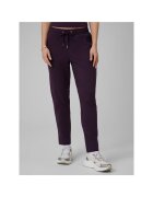 4F Pantaloni sport dama - mov - bumbac - talie inalta - buzunare cu fermoar