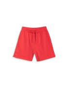 4F Pantaloni sport dama supradimensionati - rosii - bumbac 85% - poliester 15%