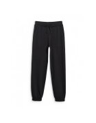 4F Pantaloni sport pentru baieti - negru - croiala oversize - material bumbac