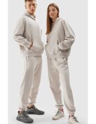 4F Pantaloni unisex Bumbac - Bej - Bej