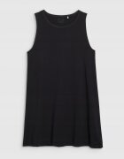 4F Rochie mini neagra - textil - Negru