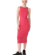 4F Rochie tricotata pentru femei - roz - elastica - bumbac