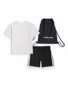 4F Set Sport Educatie Fizica Copii Unisex Negru Junior - Alb/Negru