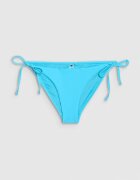 4F Slip de bikini turcoaz - elastic - talie medie - sintetic