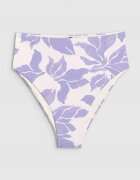 4F Slip de bikini violet - elastic - talie inalta - sintetic