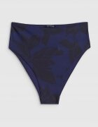 4F Slip de bikini violet - elastic - talie inalta - sintetic -