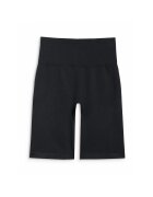 4F Sort De Antrenament Femei - Talie Inalta - Push-Up - Material Elastic Fara Cusaturi - MULTI ACTIVE - Negru Intens