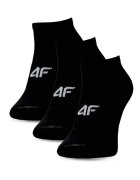 4F Sosete barbati WMM00USOCM442-20S - - Bumbac - 3 perechi - Negru