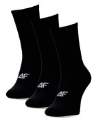 4F Sosete barbati WMM00USOCM478-20S - - Bumbac - 3 perechi - Negru
