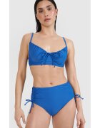 4F Sutien de bikini albastru - balconette - cupe detasabile - material sintetic