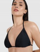 4F Sutien de bikini negru - material sintetic - cupe triunghiulare