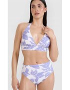 4F Sutien de bikini pentru femei - halter - violet - material elastic - cupe detasabile - sintetic