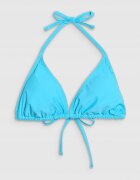 4F Sutien de bikini turcoaz - elastic - cupe triunghiulare - sintetic