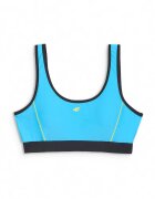 4F Top de bikini albastru - material sintetic - cupe detasabile - pentru femei