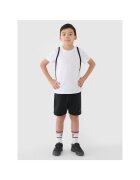 4F Trening pentru baieti - tricou si pantaloni scurti - negru - tricot