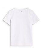 4F Tricou Alb Bumbac