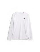 4F Tricou Alb Bumbac - Alb