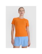 4F Tricou alergare dama - Sintetic - Portocaliu