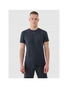 4F Tricou Antrenament Barbati Antracit - Dry - Uscare S-3XL - Gri inchis