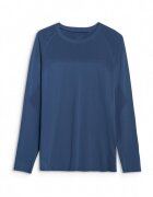 4F Tricou Antrenament Barbati - Maneci Lungi - Uscare Rapida - Denim - Marime