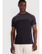 4F Tricou Antrenament Barbati Negru - Negru
