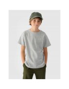 4F Tricou Baieti Gri Junior Bumbac - Gri