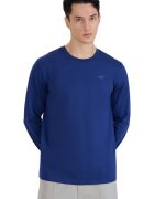4F Tricou barbat bleumarin - bumbac - Albastru