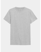 4F Tricou barbati - 302882397 - Bumbac - Gri