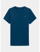 4F Tricou barbati - 302882434 - Bumbac - Albastru