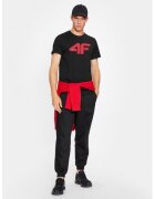 4F Tricou barbati - 303550363 - Bumbac - Negru