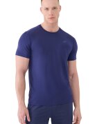 4F Tricou barbati bleumarin inchis - material elastic - poliester