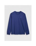 4F Tricou Barbati Sportstyle Bleumarin Maneca Lunga - Bumbac 100% - Croi Regular - Confortabil si Durabil pentru Sezonul Cotidian