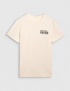 4F Tricou Barbati SPORTSTYLE - Ecru - Regular Fit - Imprimeu "Cool Tide" -